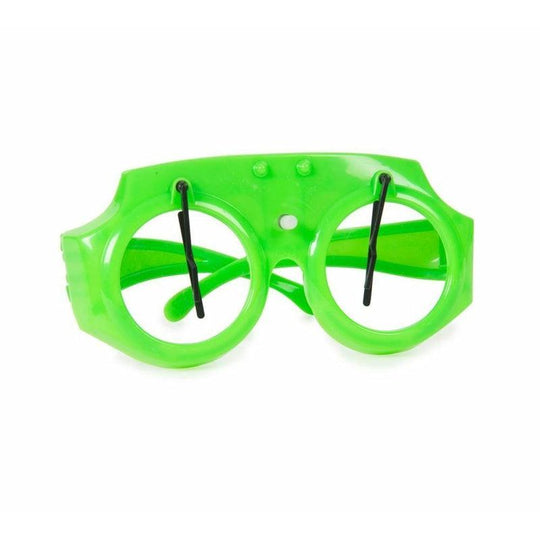 Wind Up Wacky Wipers Novlety Clockwork Windscreen Wiper Glasses Fancy Dress
