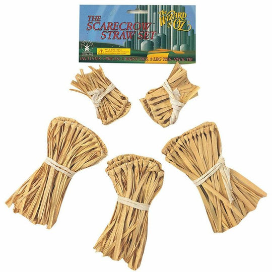 Wizard Of Oz Scarecrow Straw Kit Arm Leg Neck Fancy Dress Costume Accessory Kit