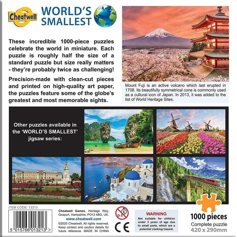 World's Smallest 1000 Piece Jigsaw Puzzle Mount Fuji The Online