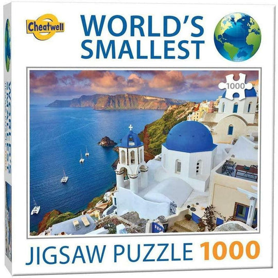 World's Smallest 1000 Piece Jigsaw Santorini