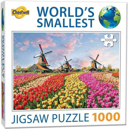 World's Smallest 1000 Piece Puzzle Dutch Windmills