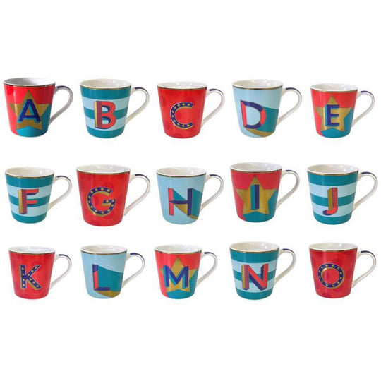 Xpressions Alphabet Mugs