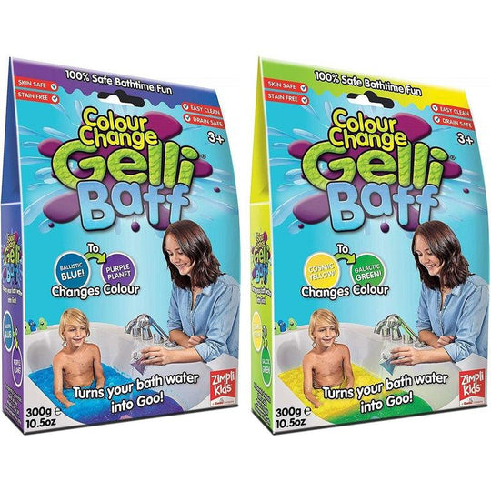 Zimpli Gelli Baff Colour Change - Green/Yellow or Blue/Purple