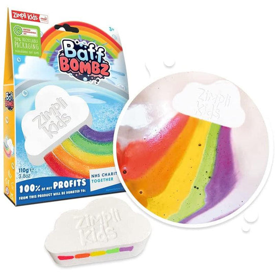 Zimpli Kids Baff Bombz Rainbow Cloud